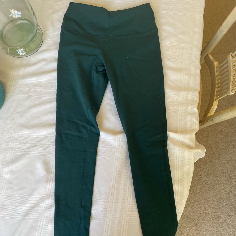 Zella forest green high waisted full length legging